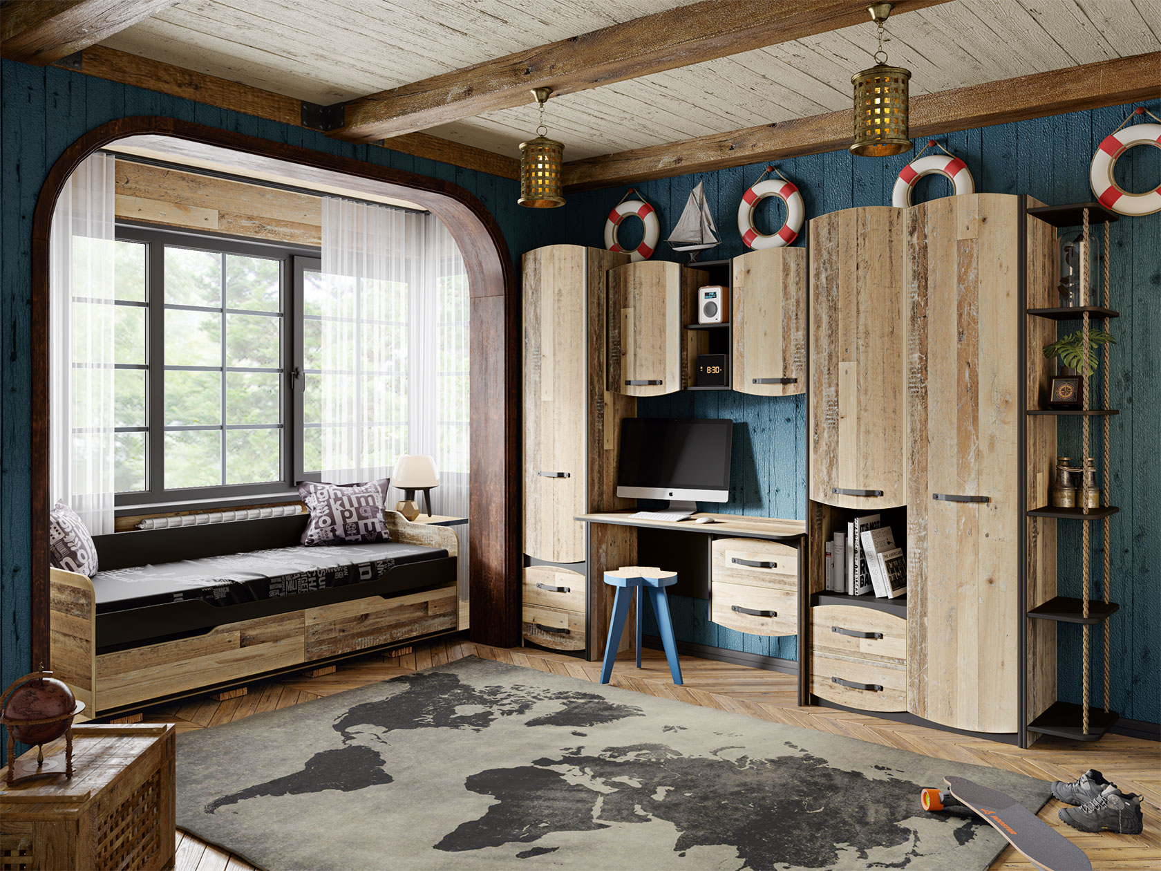 Шкаф-купе «Мартин» - «ОЛДИ Мебель» - мебель для кухни, шкафы-купе, гардеробные, детская мебель