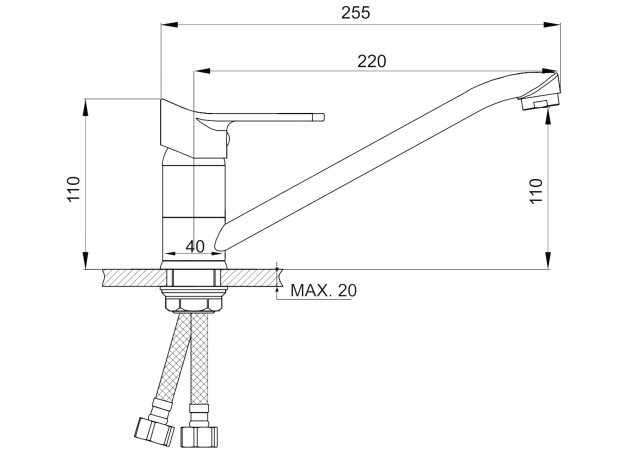Смеситель SL137-004F-25