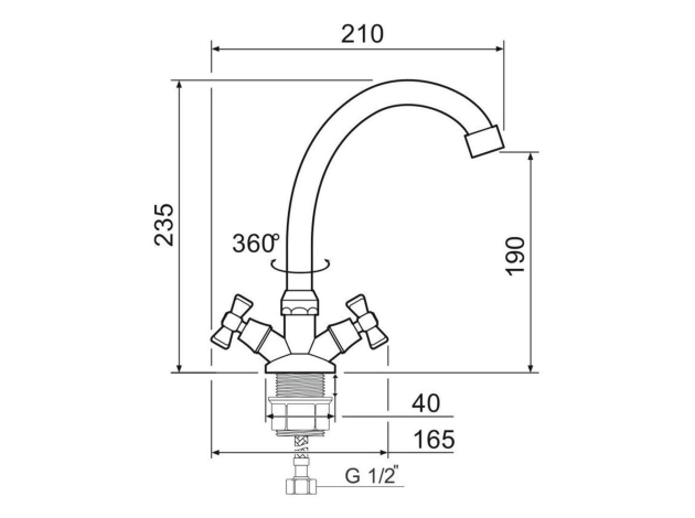 Смеситель SL118-271F