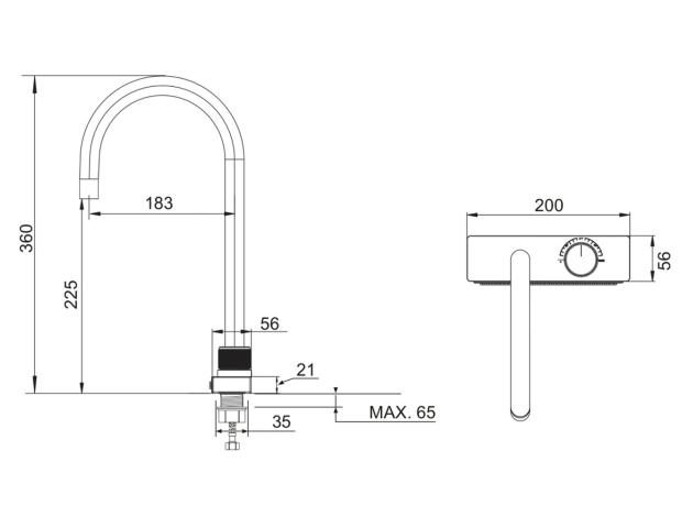 Смеситель РМС SUS130-017F