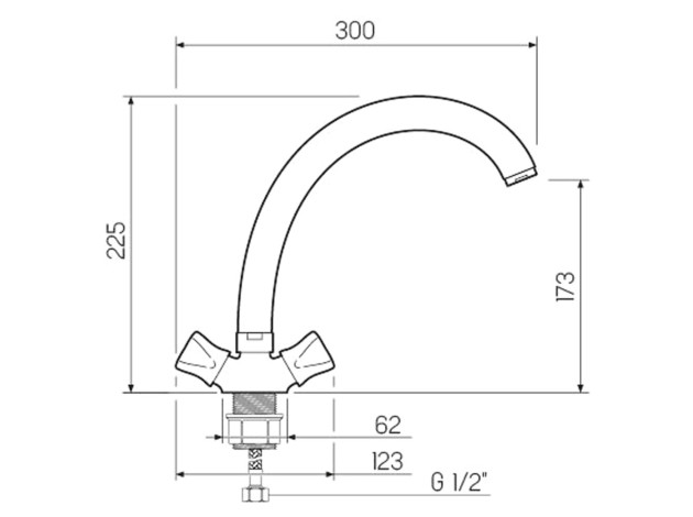 Смеситель РМС SL116-273F