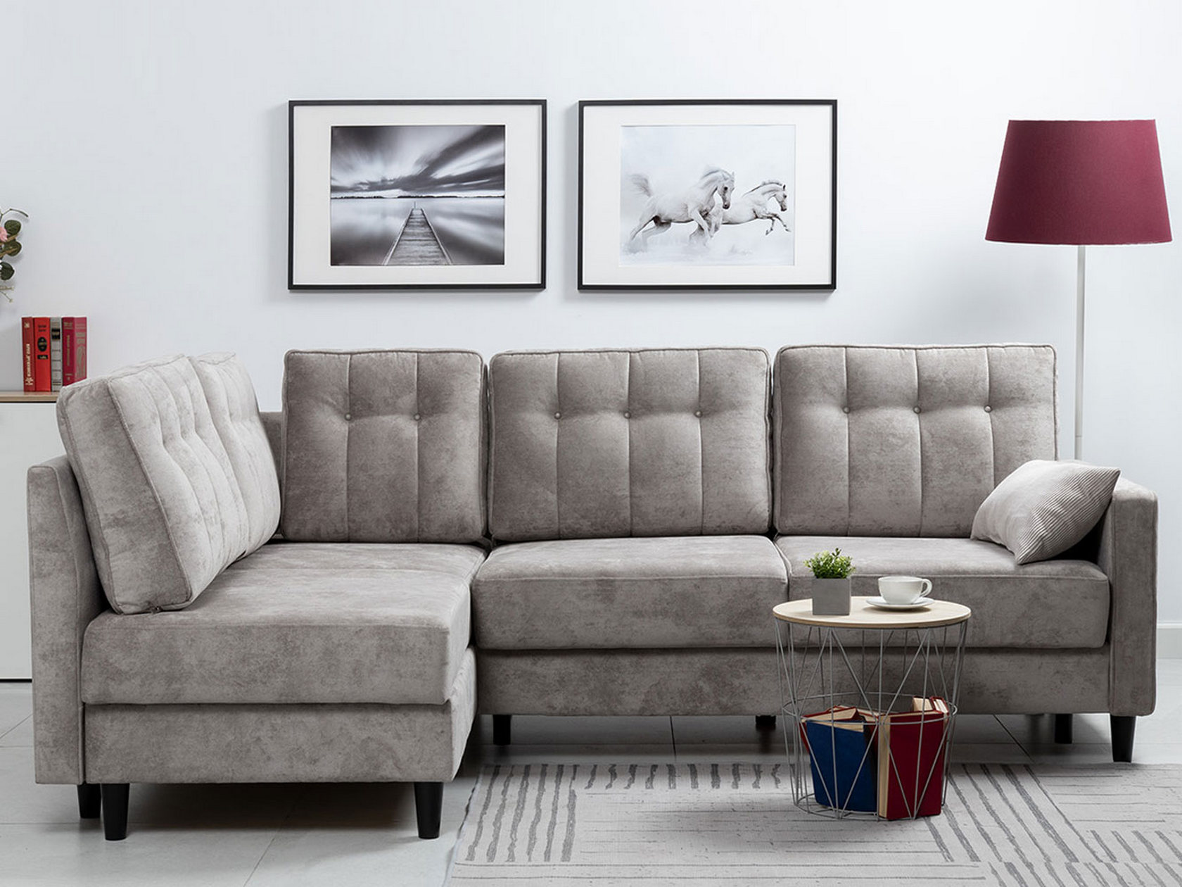 Особенности использования углового дивана в интерьере гостиной