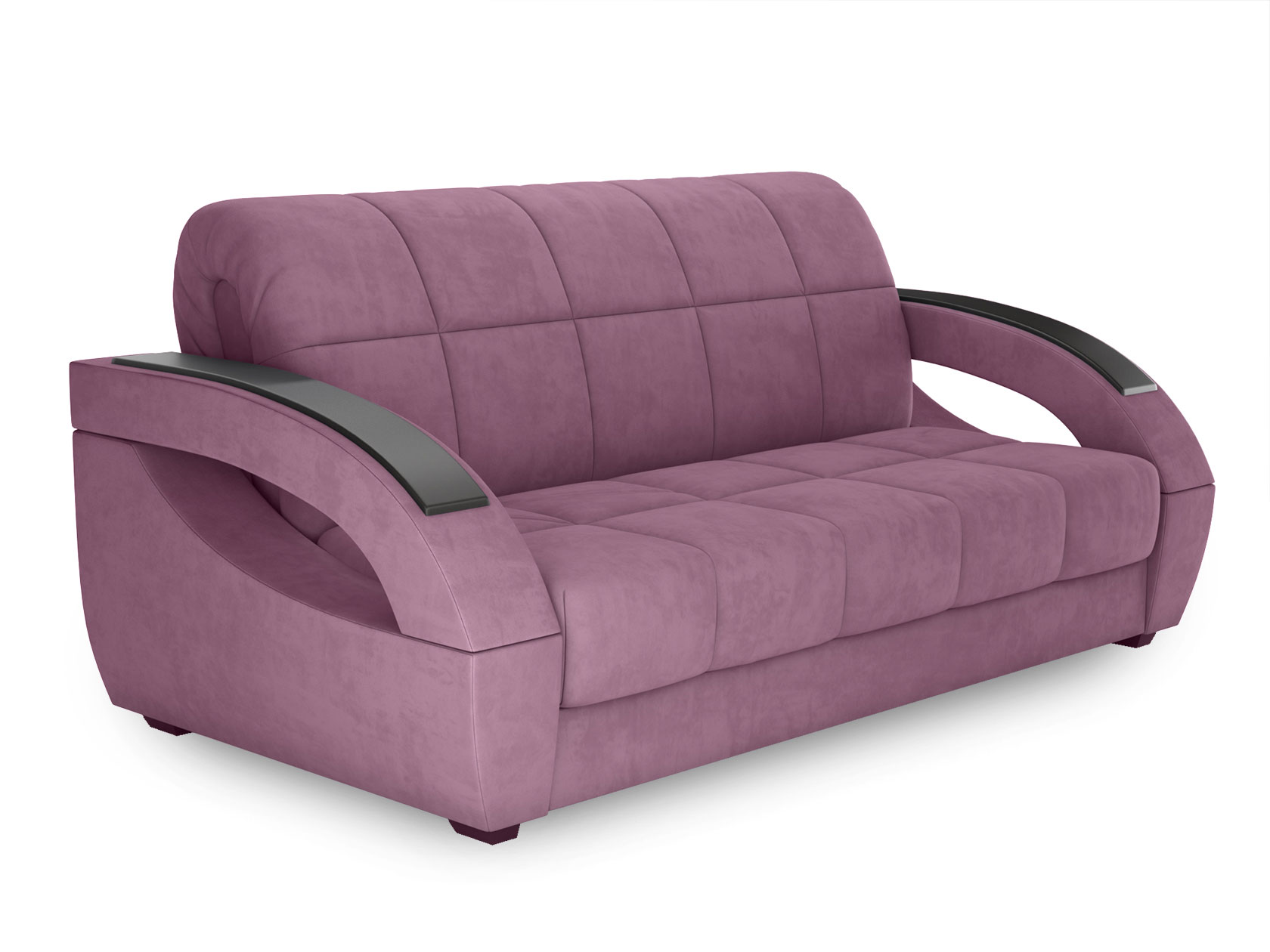 Прямой диван Оазис Розовый, велюр 140 х 205 см С ящиком