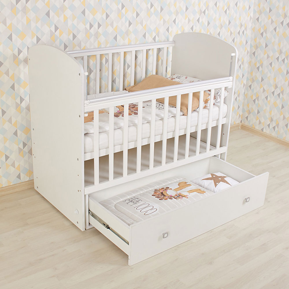 Кроватка для новорожденных Кроватка детская Фея 750 Нова фото 13