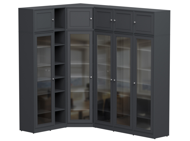 Шкаф-витрина Люси 3 двери