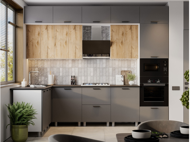 Кухонный гарнитур Микс 300х180 см